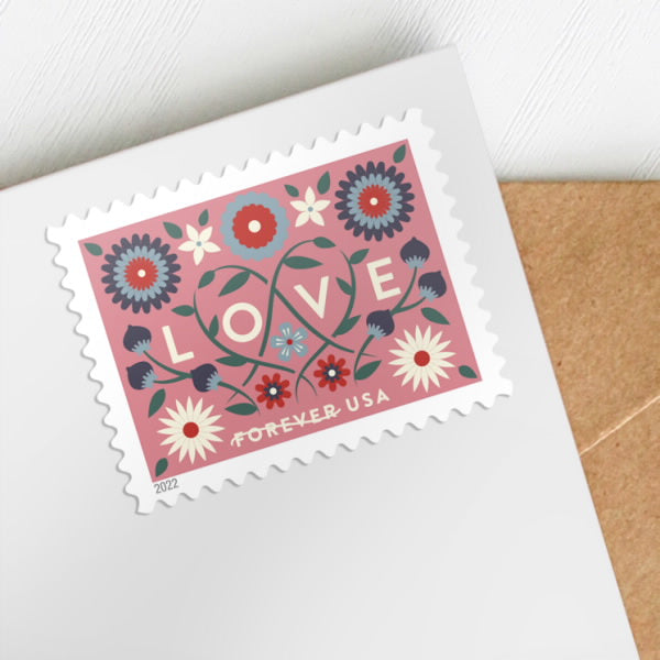 Love 2022 Forever First Class Postage Stamps