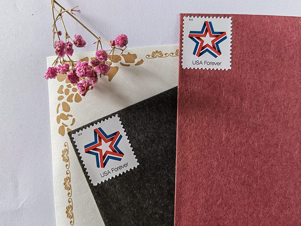 Star Ribbon Forever First Class Postage Stamps Celebration Patriotic